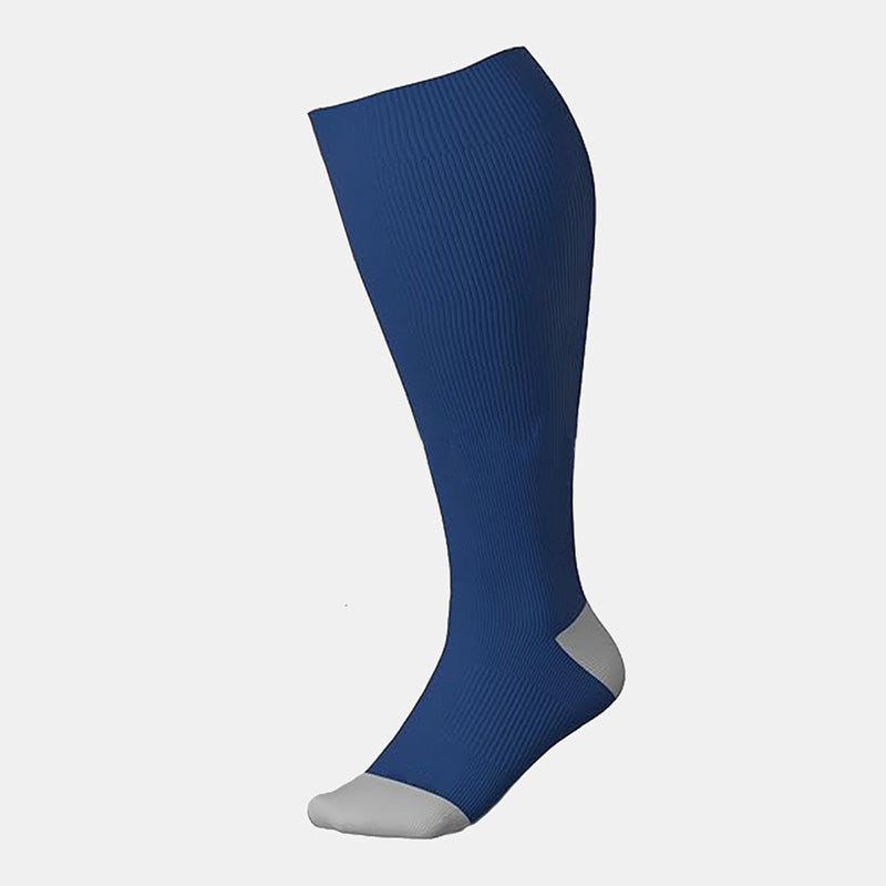 Plus Size Solid Color Elastic Compression Socks(3 Pairs) - image 7