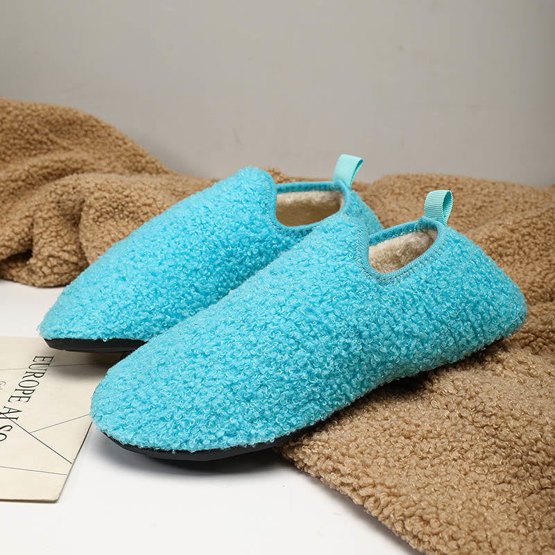 Plus Size Warm Slipper Socks - Sky Blue - 3XL - image 30