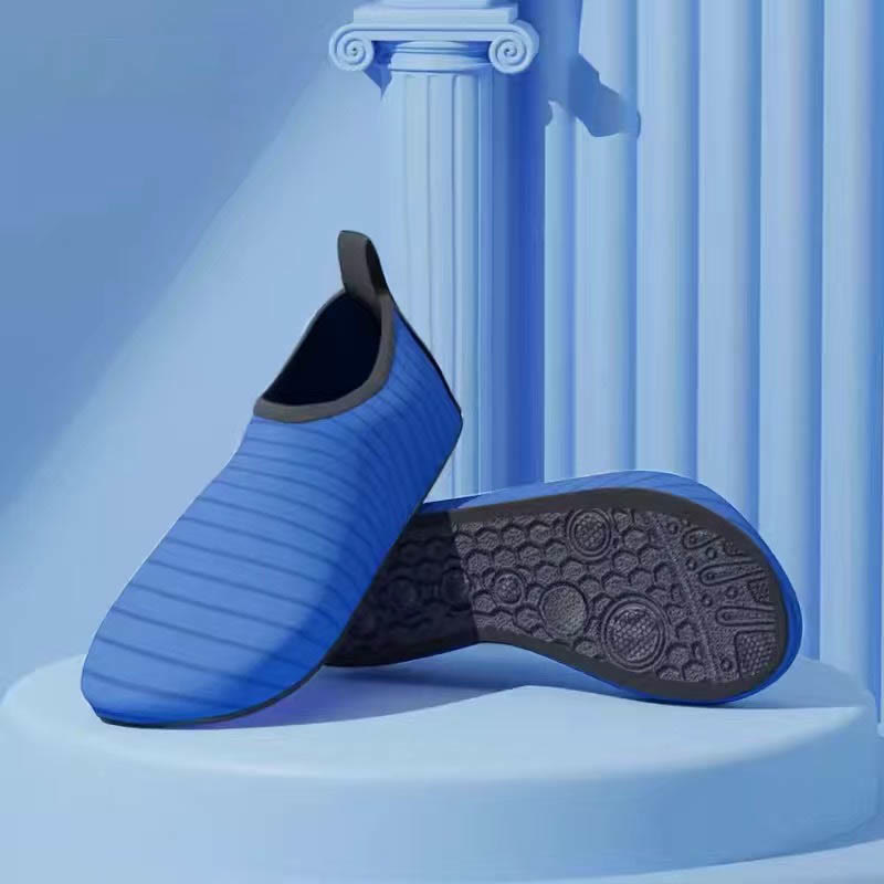 Plus Size Yoga Sport Slipper Socks(2 Pairs) - Blue - EU44-45(US10-11) - image 11