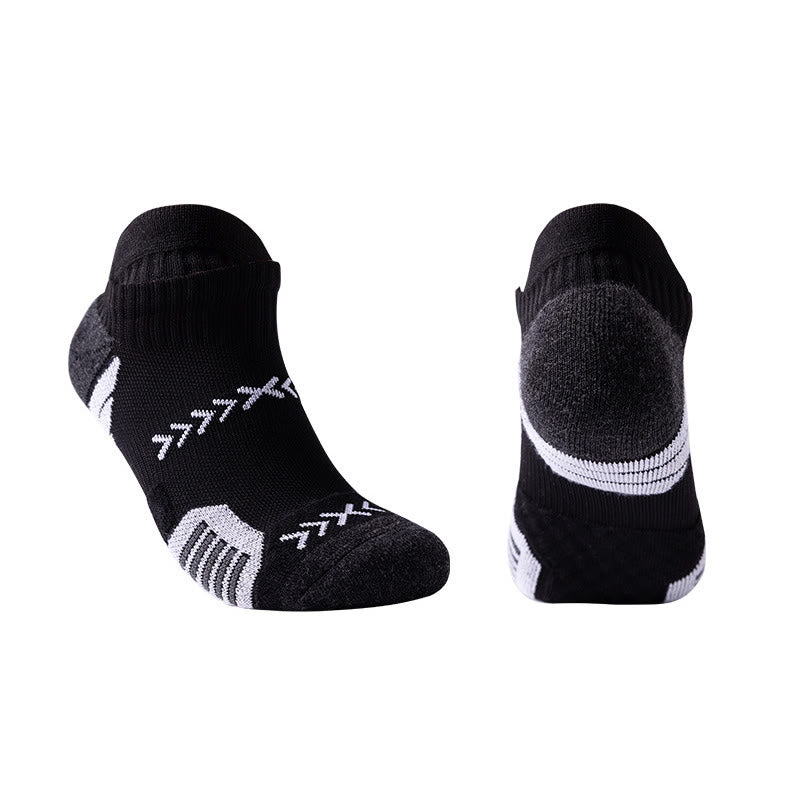 Plus Size Thickened Ankle Compression Socks(5 Pairs) - Black - EU38-44(US5-10) - image 5