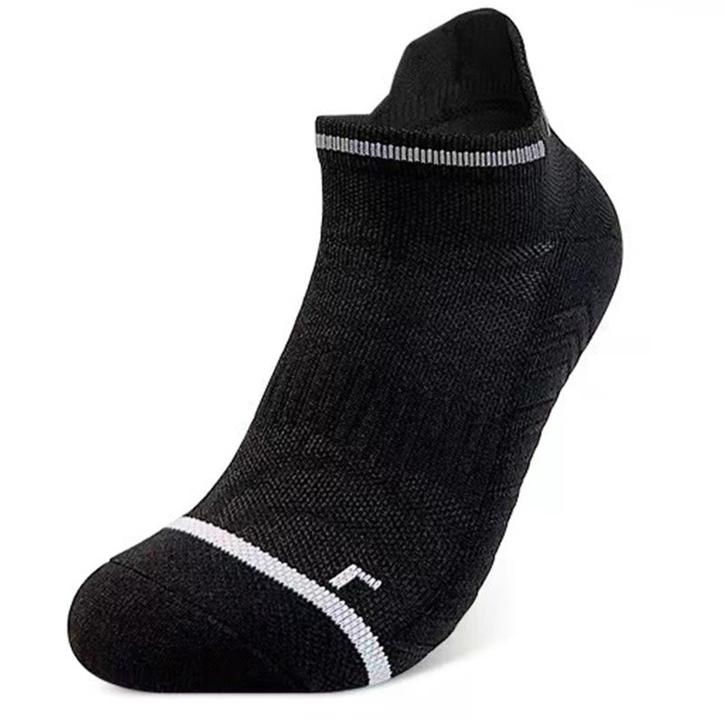 Plus Size Marathon Ankle Compression Socks(8 Pairs) - Black - EU40-45(US7-11) - image 14