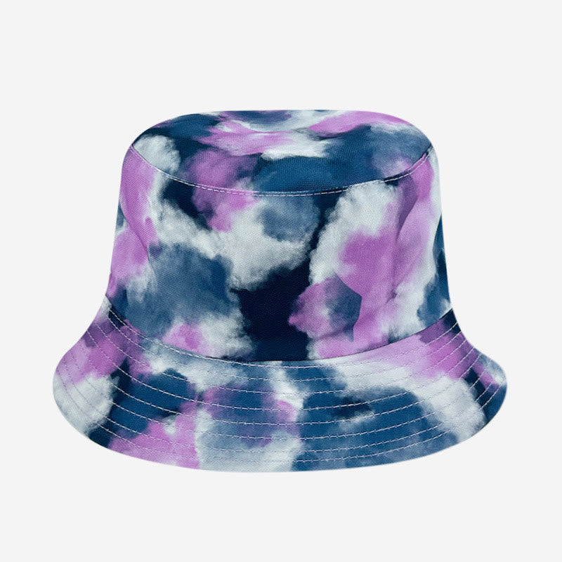 Plus Size Fashion Tie Dye Bucket Hat - E - One Size - image 4