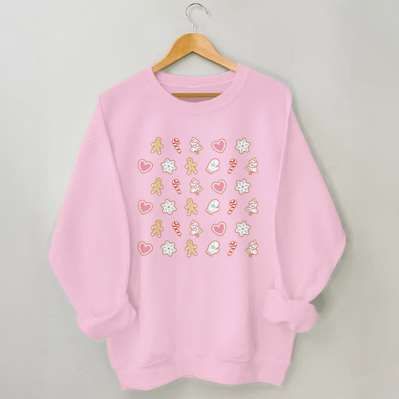 Plus Size Christmas Elements Sweatshirt - Pink - 3XL - image 4