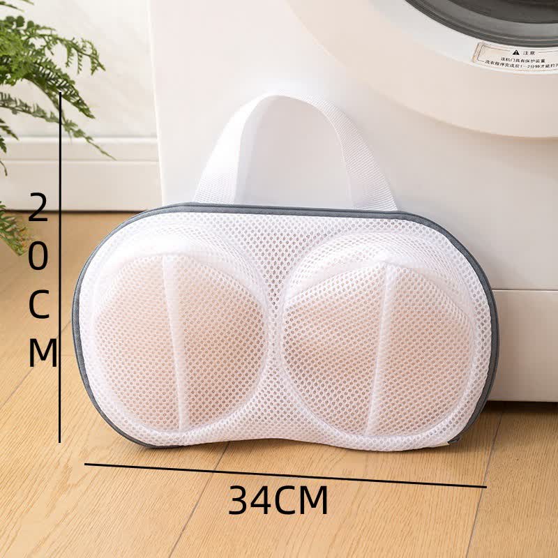 Large Anti-deformation Bra Laundry Bag - Grey - image 5