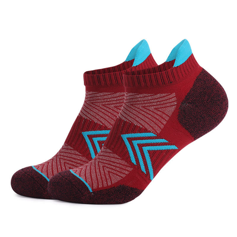 Plus Size Competition Ankle Compression Socks(6 Pairs) - Wine - EU47-50(US12.5-15) - image 11