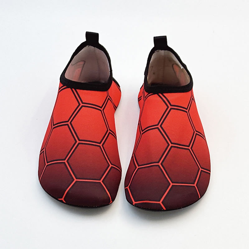 Plus Size Hexagon Slippers - Red - EU44-45(US10-11) - image 8