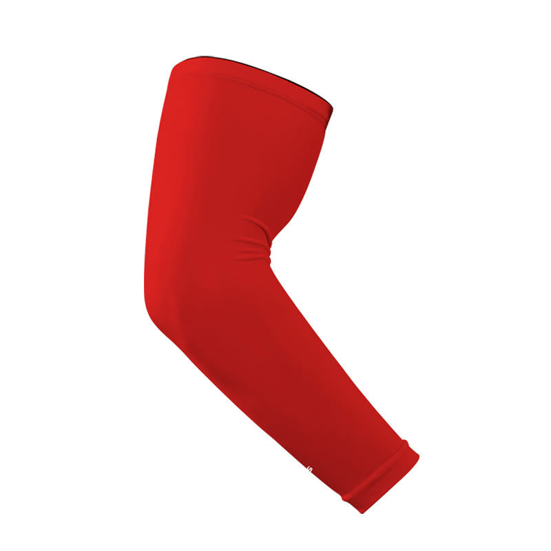 Plus Size Cooling Arm Compression Sleeves - Red - 2XL - image 9