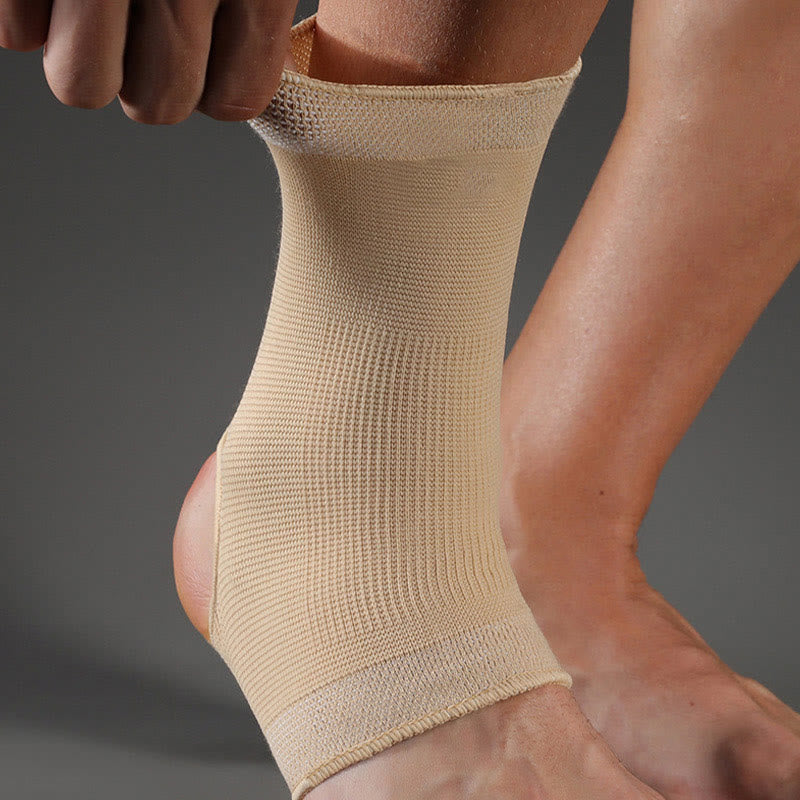 Plus Size Cycling Running Ankle Braces - Nude - XL - image 5