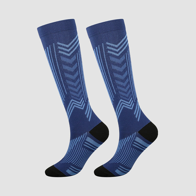 Arrowhead Compression Socks(5 Pairs) - Navy Blue - EU38-41(US8-11) - image 5
