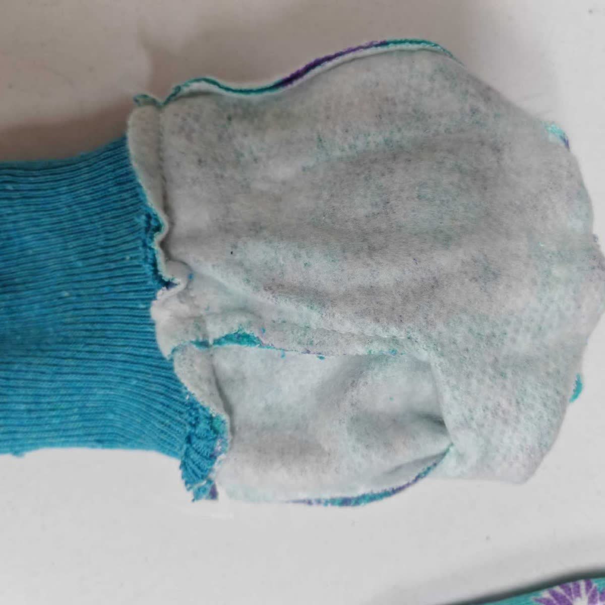 Floral Print Knitted Garden Gloves(3 Pairs) - image 2