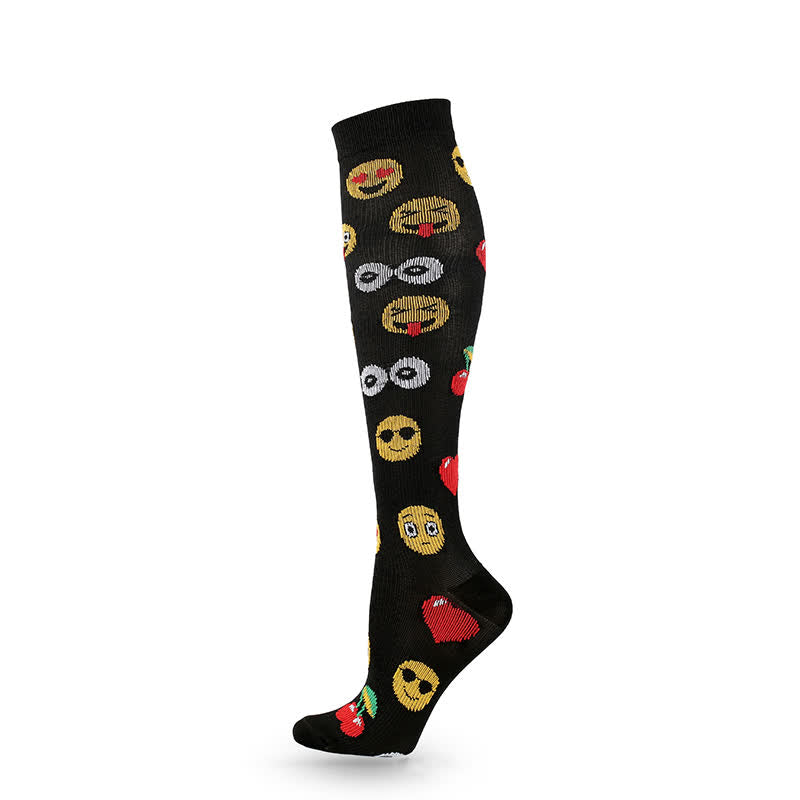 Fun Print Compression Socks(4 Pairs) - image 13