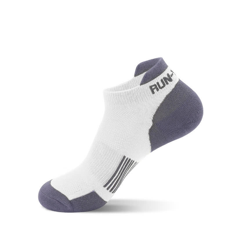 Sweat-wicking Breathable Sports Ankle Compression Socks(5 Pairs) - White - EU40-44(US7-10) - image 9