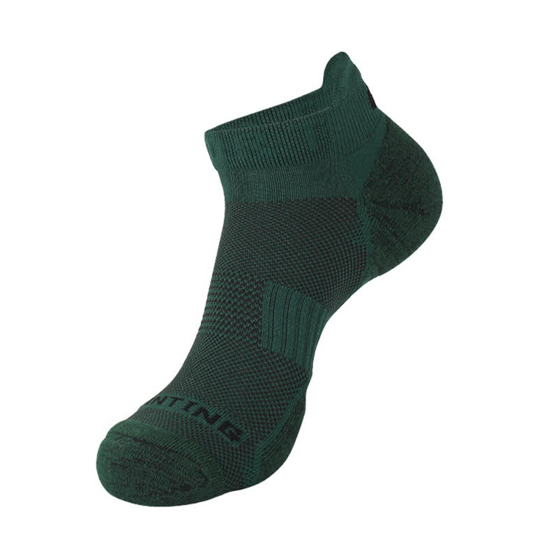 Cotton Sports Running Breathable Ankle Compression Socks(3 Pairs) - Dark Green - EU40-44(US7-10) - image 9