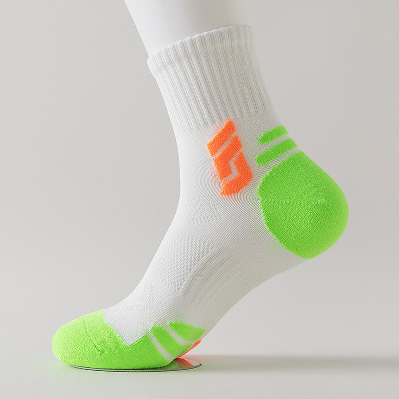 Arch Support Sports Ankle Compression Socks(5 Pairs) - White - EU38-45(US5-11) - image 12