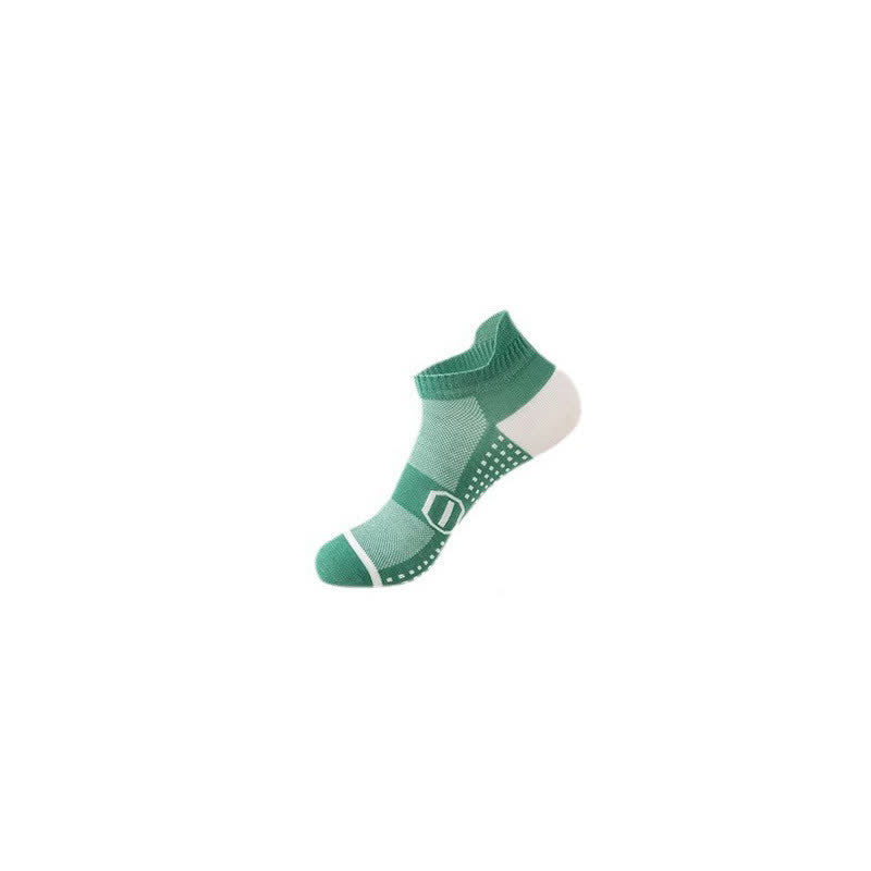 Graphics Print Cotton Sports Ankle Compression Socks(6 Pairs) - Green - EU39-44(US6-10) - image 11
