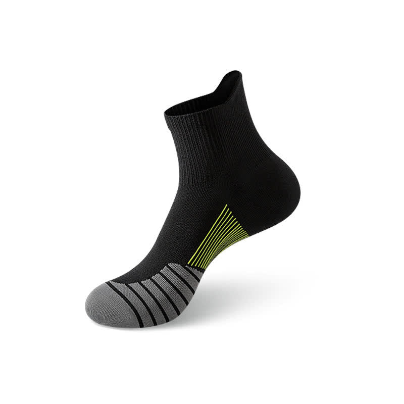 Quick-drying Thin Running Ankle Compression Socks(5 Pairs) - Black - EU39-44(US6-10) - image 13