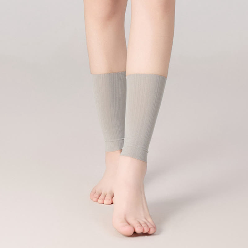 Wheat Jacquard Ice Silk Ankle Sleeves(2 Pairs) - image 9