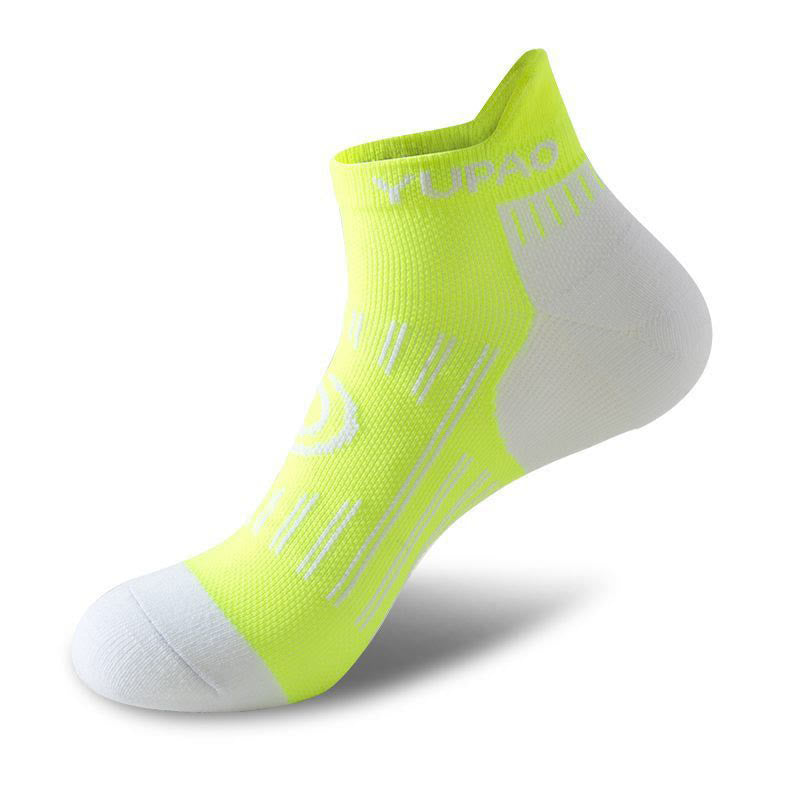 Plus Size Color Block Sports Ankle Compression Socks(5 Pairs) - Green - EU38-45(US5-11) - image 12