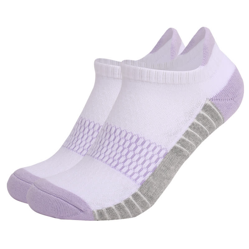 Cotton Comfy Non-slip Ankle Compression Socks(6 Pairs) - Purple - EU39-42(US6-8.5) - image 8