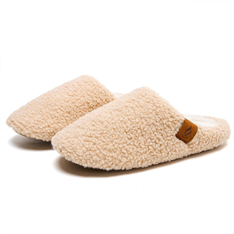 Plus Size Soft Sole Slippers - Beige - EU44-45(US10-11) - image 10