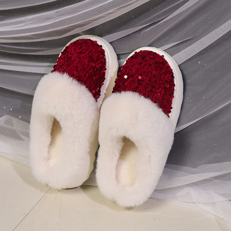 Plus Size Sequin Slippers - image 10