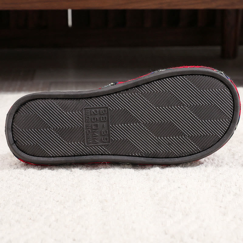 Plus Size Scottish Tartan Slippers - image 8