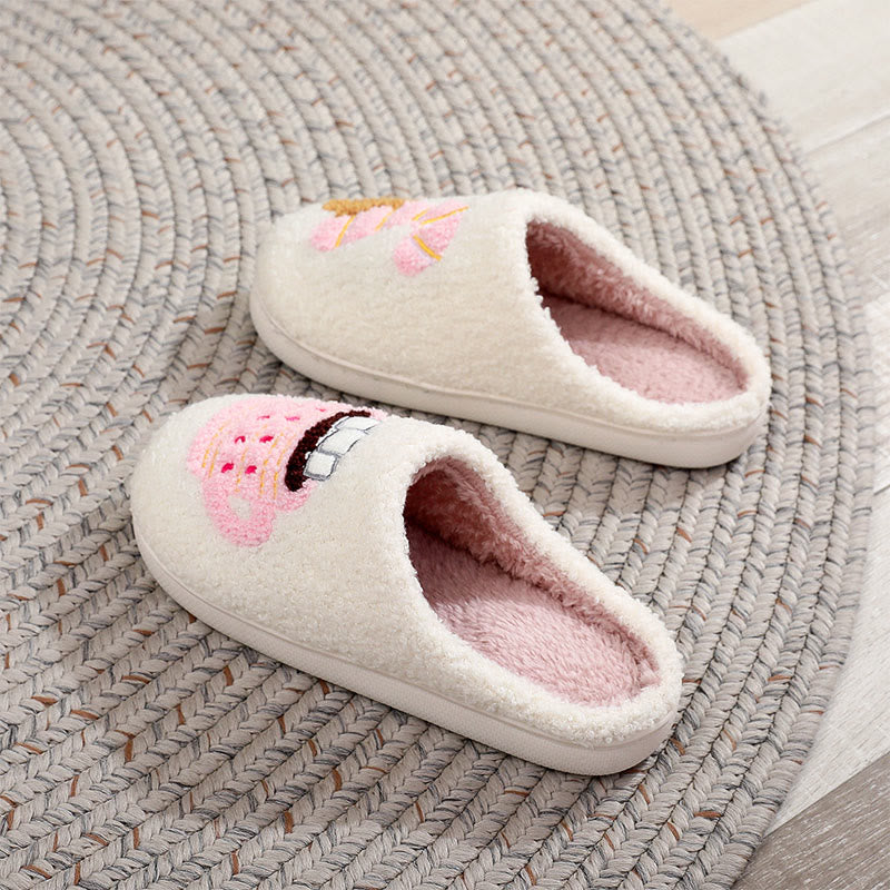 Plus Size Pink Gingerbread Man Candy Slippers - image 5