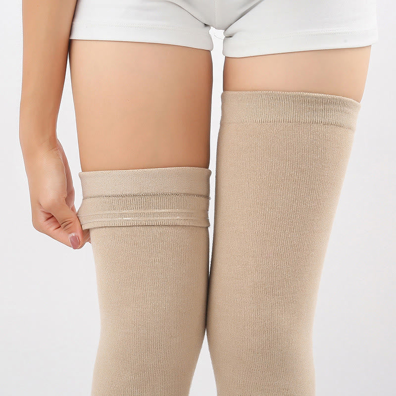 Solid Color Long Thigh Sleeves - image 13