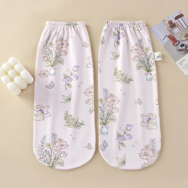 Cloud Soft Cotton Sleep Socks(2 Pairs) - Light Purple - One Size - image 4