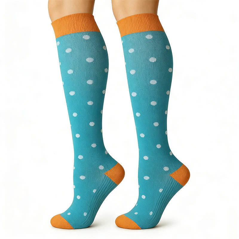 Cute Pattern Series Compression Socks(7 Pairs) - image 7