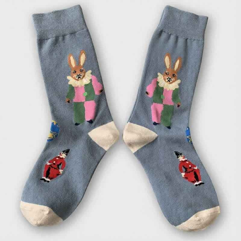 Easter Mushroom Ribbed Quarter Socks (3 Pairs) - image 6