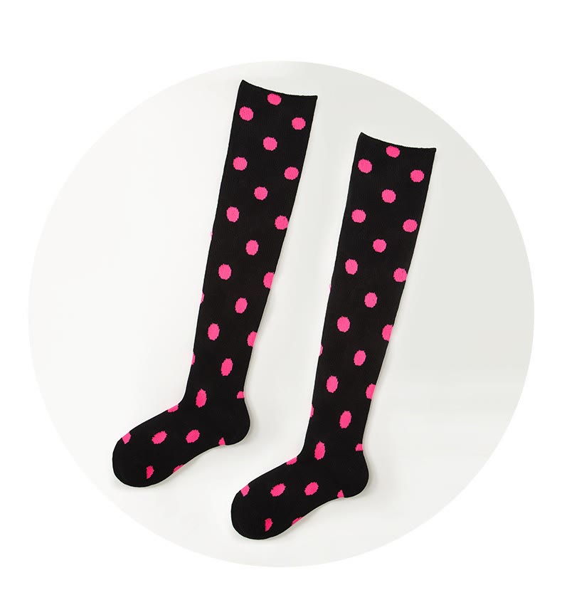 Polka Dots Heart Striped Thigh High Socks - image 15