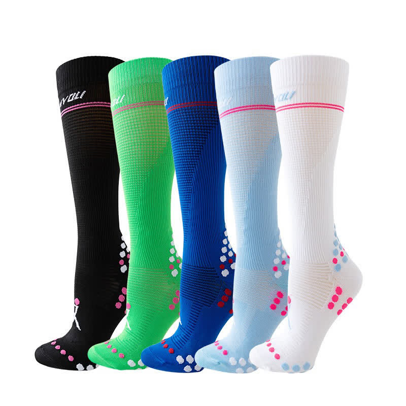 Waffle Mesh Knee High Compression Socks - image 6