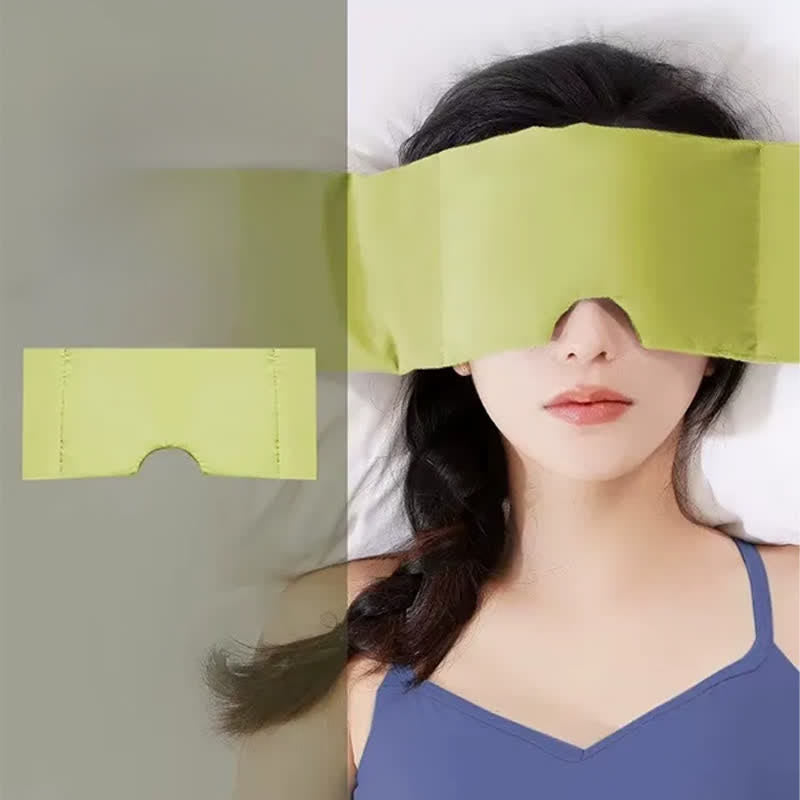 Soothing Eye Fatigue Weighted Sleep Mask - Green - One Size - image 3