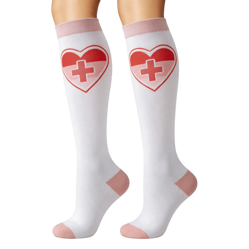 Heartbeat ECG Compression Socks(6 Pairs) - image 6