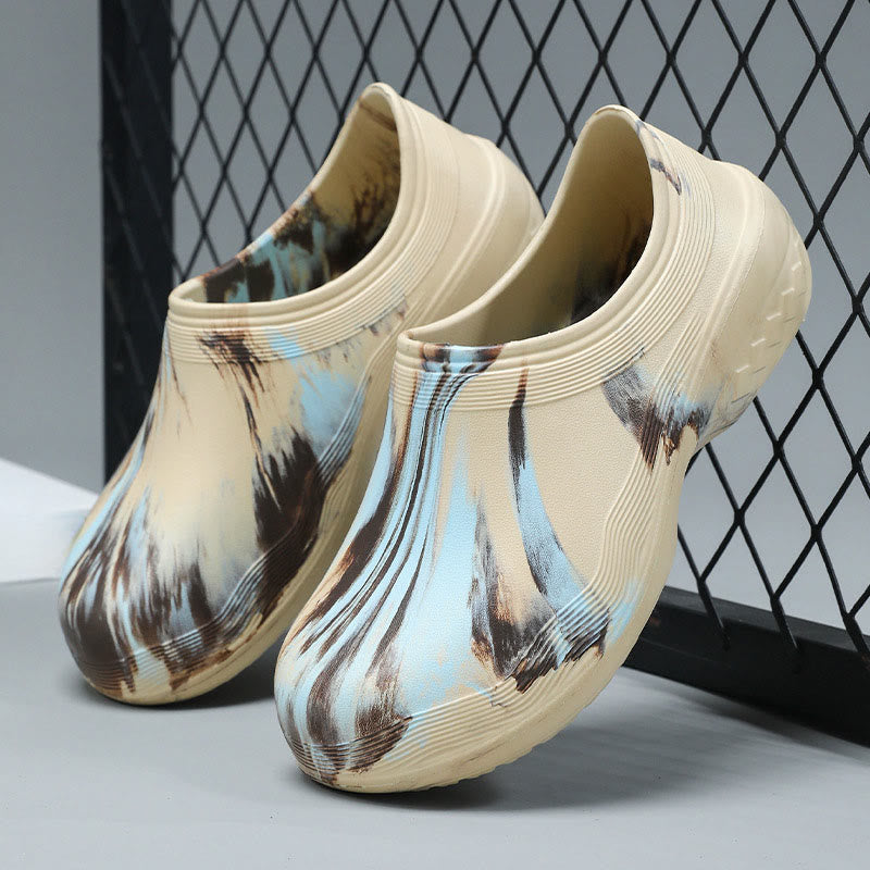 Plus Size Lightweight Work Shoes - Khaki - EU44-45(US10-11) - image 10