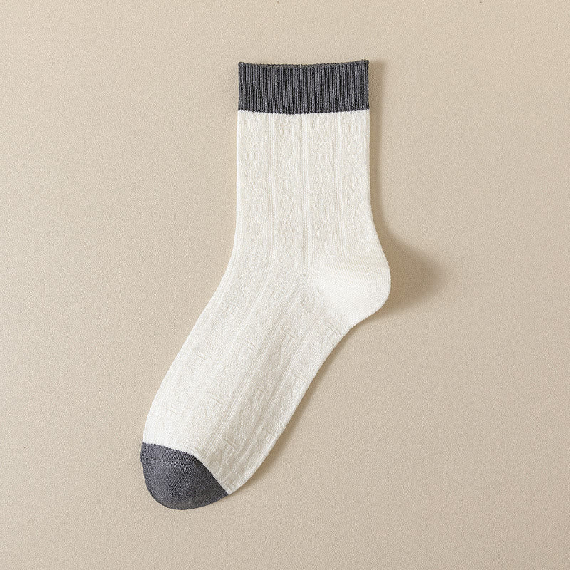 Antibacterial Quarter Socks(5 Pairs) - White - EU39-44(US5-10) - image 6