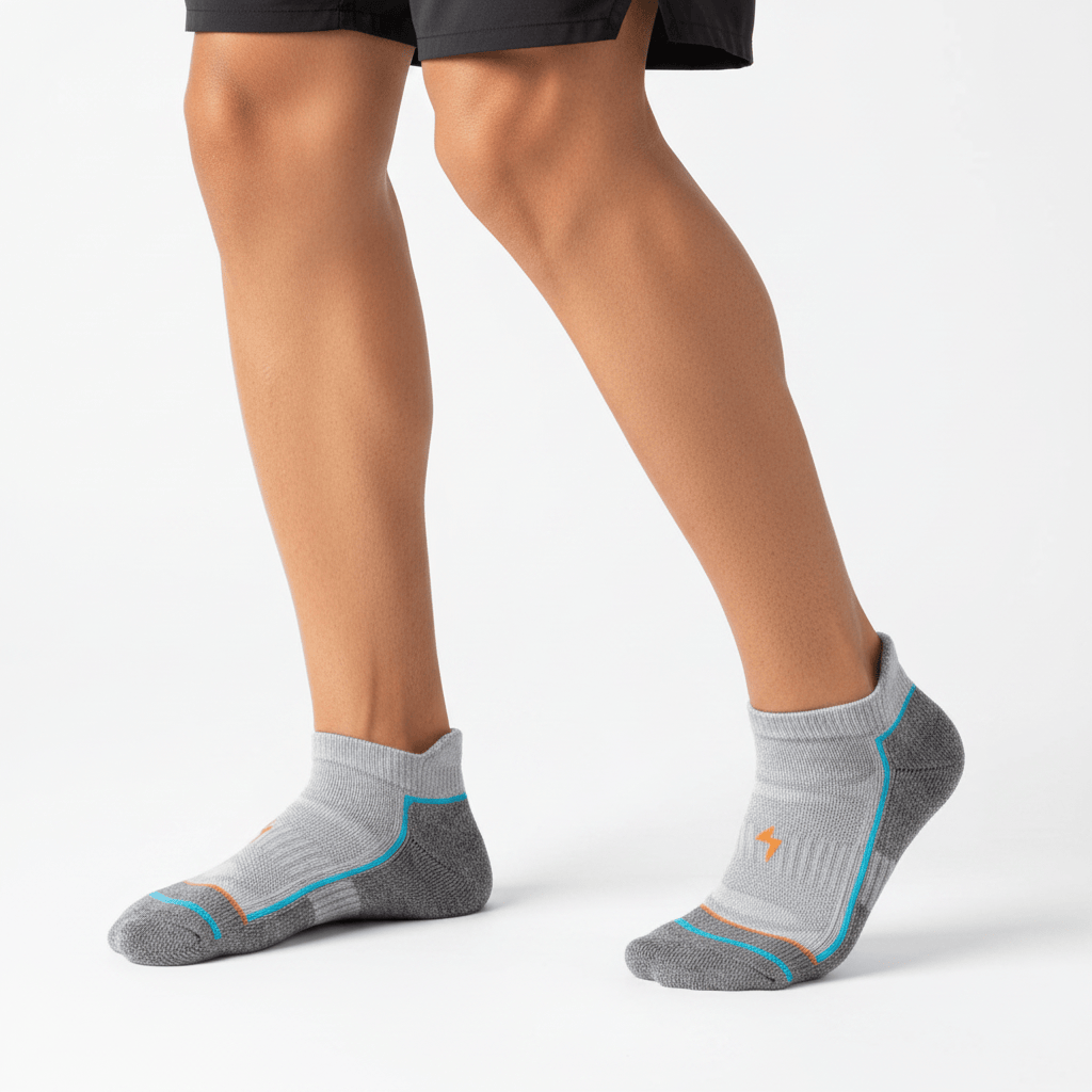 Colorblock Cushioned Ankle Socks(6 Pairs) - image 0