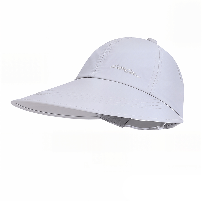 Outdoor Wide Brim Quick Dry Sun Hat - Grey - One Size - image 8