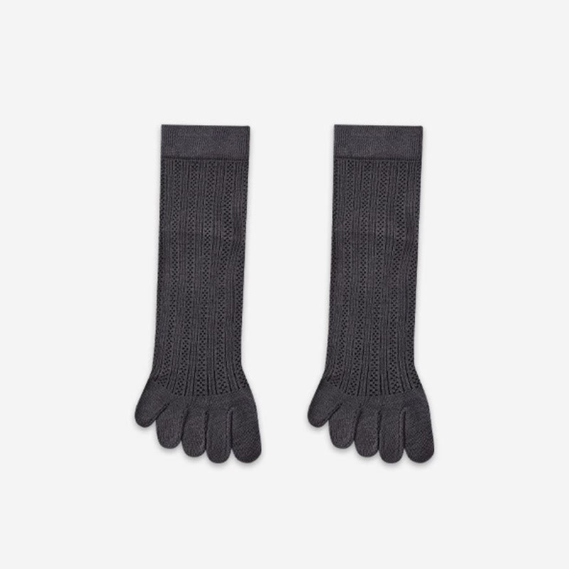 Bamboo Breathable Quarter Socks(3 Pairs) - Dark Grey - EU39-44(US6-10) - image 7