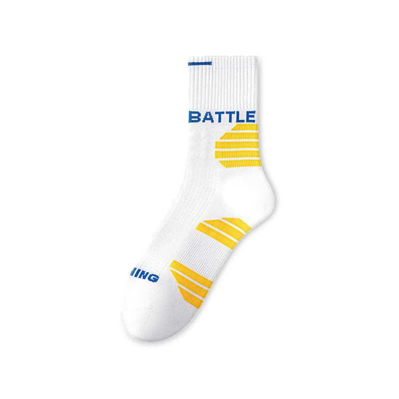Battle Cushioned Quarter Socks(5 Pairs) - Yellow - EU38-44(US5-10) - image 7
