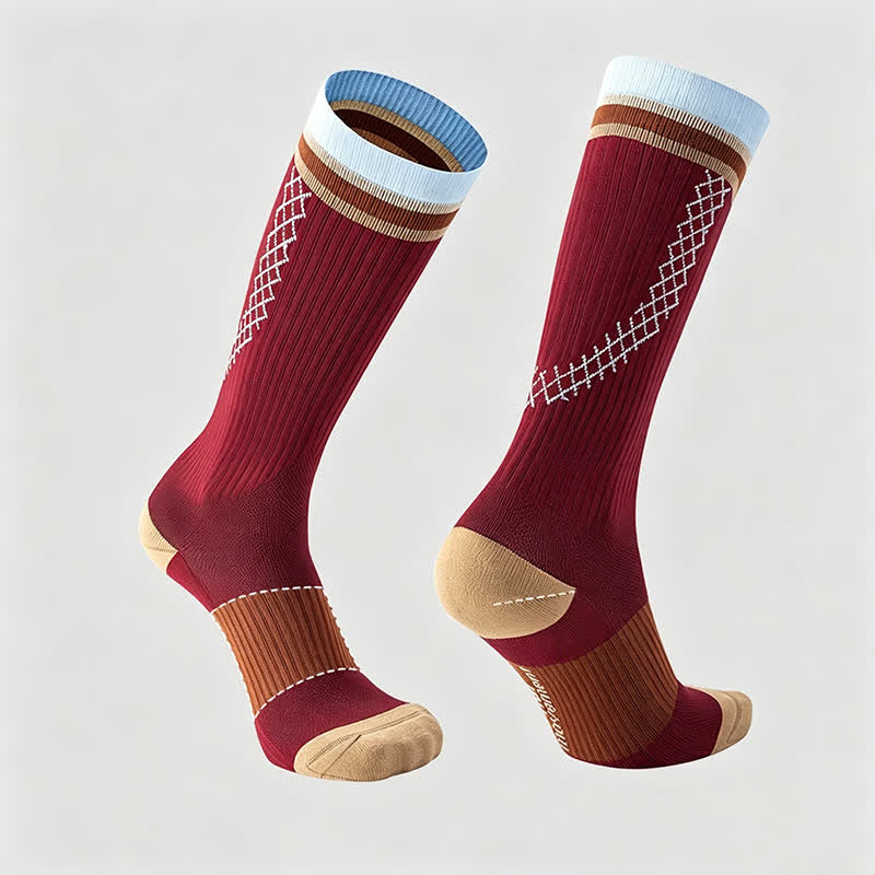 Ribbed Compression Socks(3 Pairs) - image 8