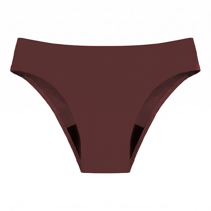 Seamless High Cut Panty - Brown - 4XL - image 9
