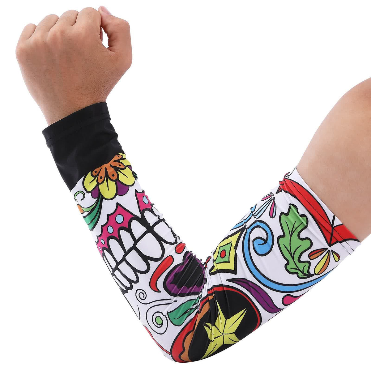 Galaxy Fade Cooling Arm Sleeves(2 Pairs) - Yellow - One Size - image 6