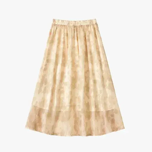 Plus Size Ruffle Trim Asymmetric Top and Flowy Midi Skirt Set - Midi Skirt - 6XL - image 7