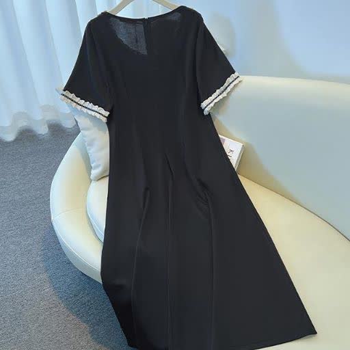 Plus Size Contrast Lace Midi Dress - image 6