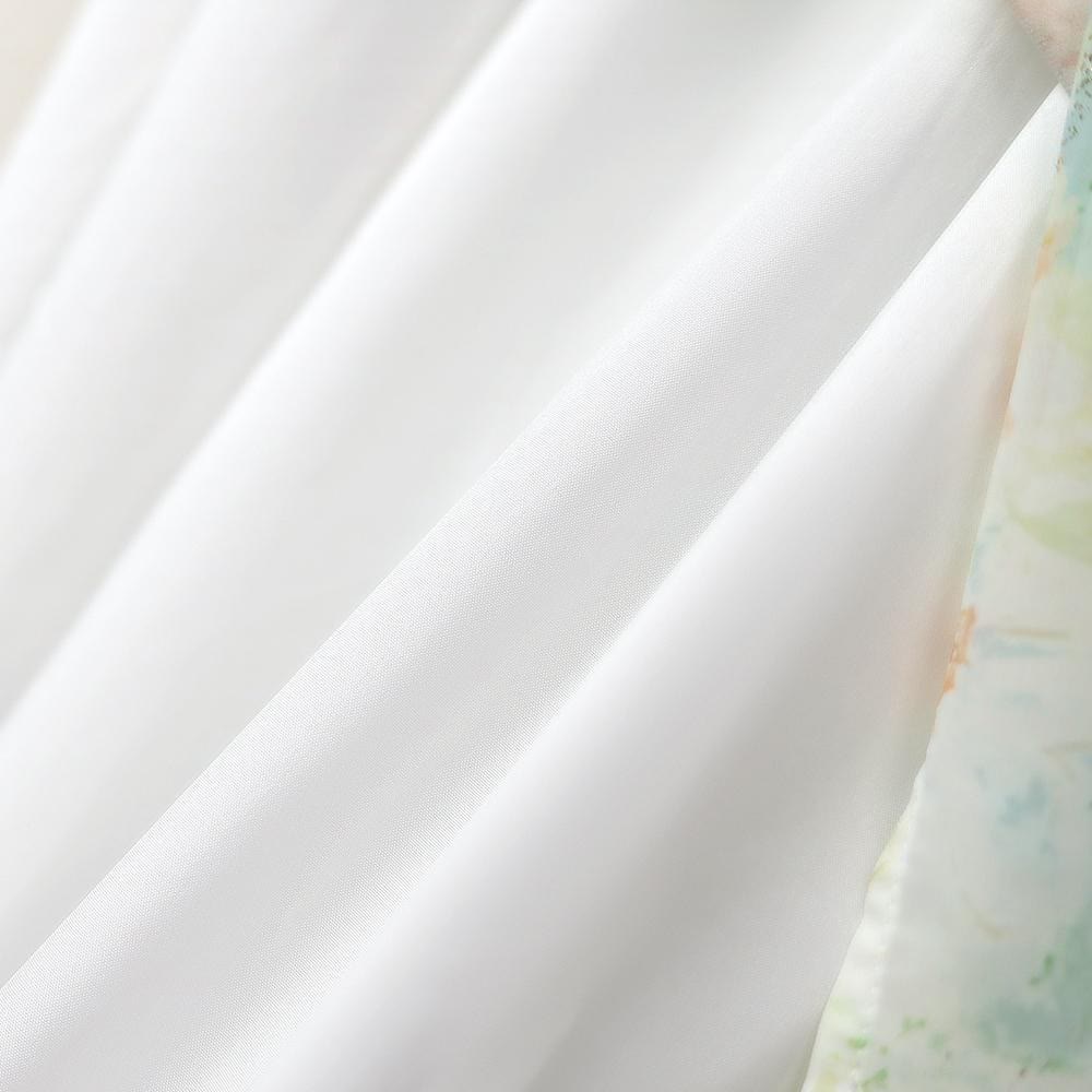 Plus Size Square Neck Lace Trim Floral Print Puff Sleeve Summer Maxi Dress - image 6