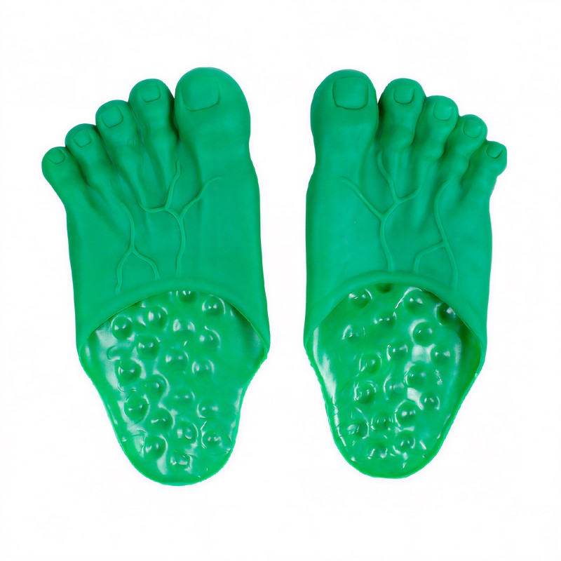 Halloween Yeti Bigfoot Slippers - image 4
