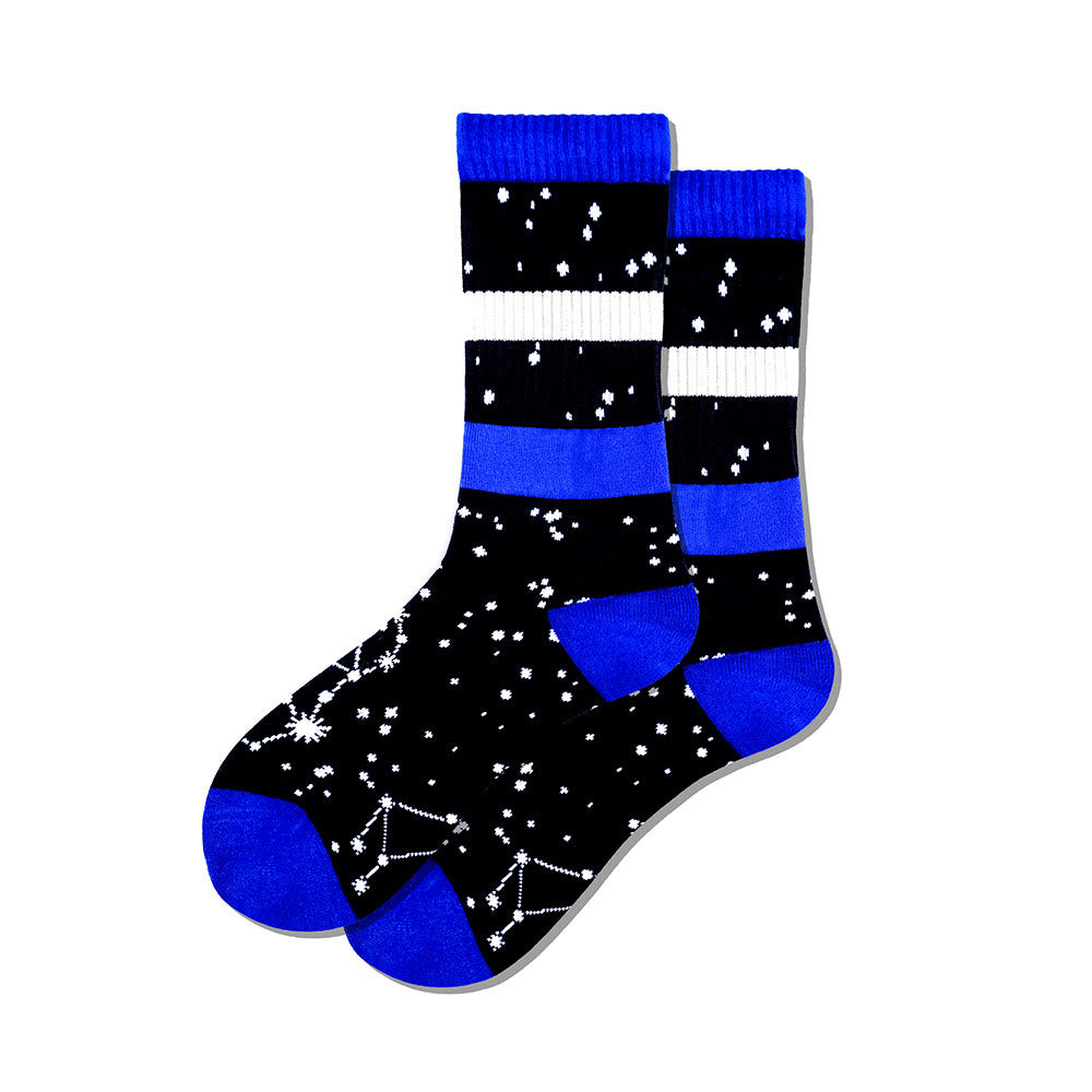 Big Dipper Knee High Cushioned Socks - XL - Royal Blue - image 4