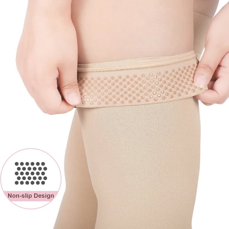 Plus Size Non Slip Thigh High Compression Socks - image 2